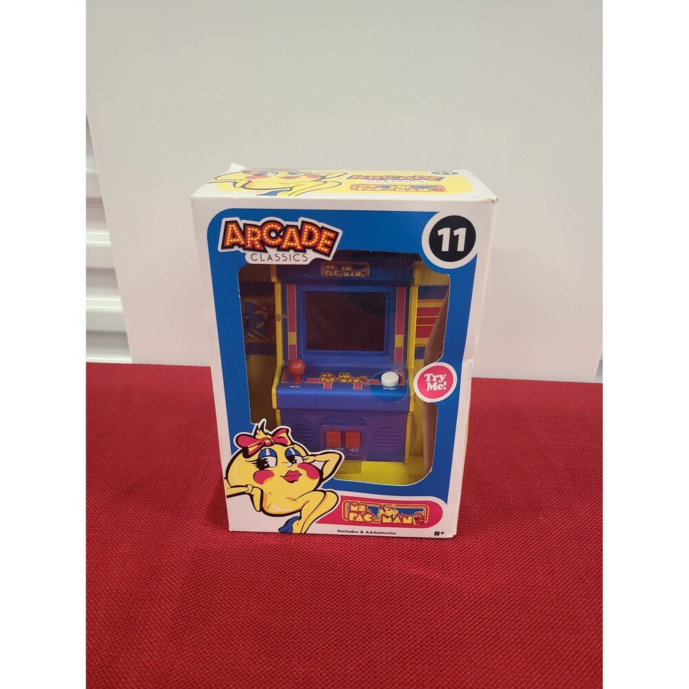 MS. PAC-MAN Arcade Classics #11 Mini Handheld Games  New Sealed Basic Fun No. 11